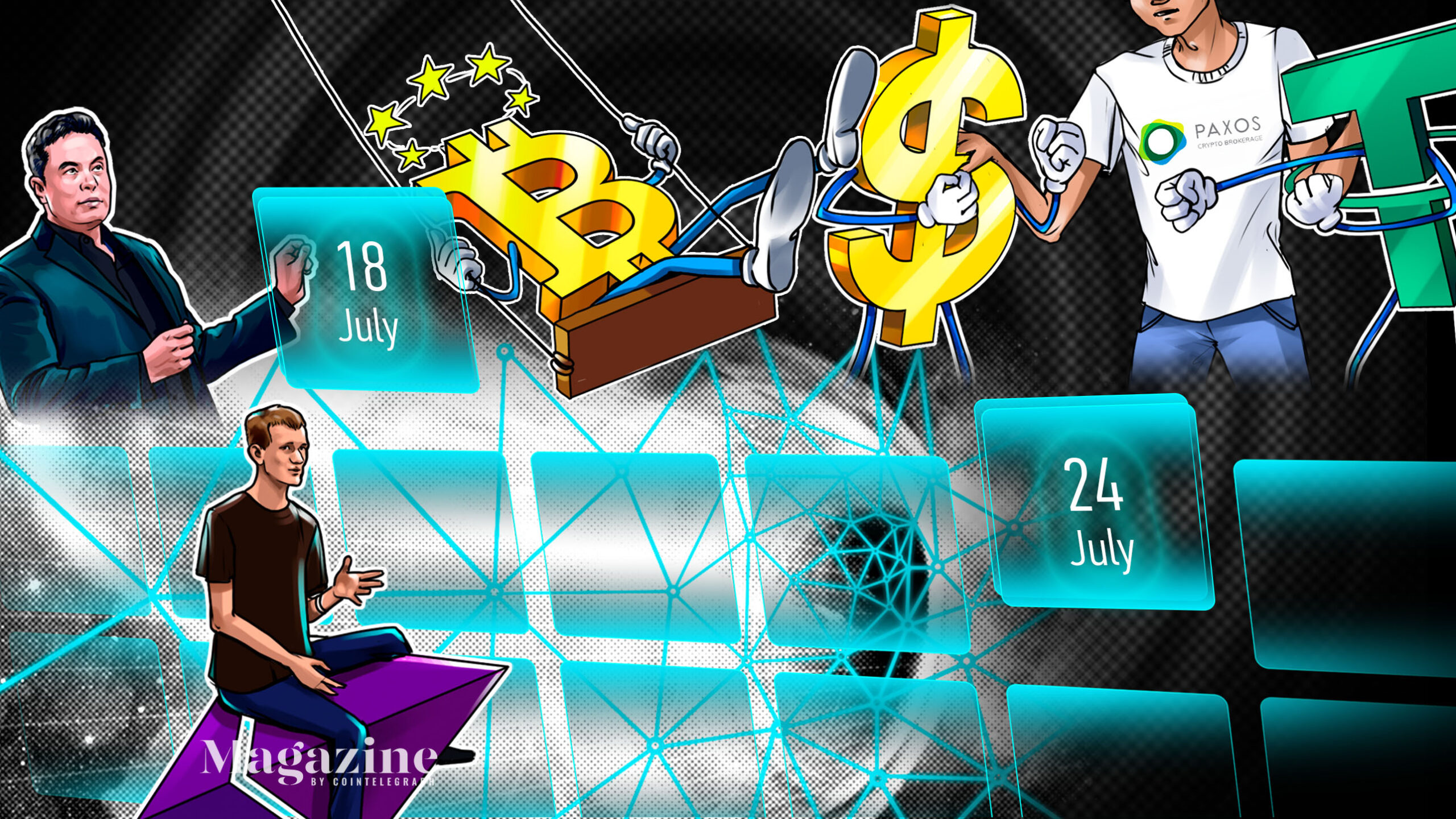 SpaceX owns BTC, daily Dogecoin volume soared to nearly B in Q2, Grayscale eyeing DeFi and ETF: Hodler’s Digest, July 18–24