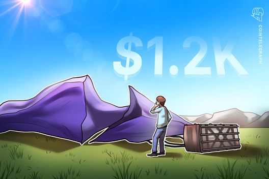 Ethereum price risks falling to .2K next, analyst warns
