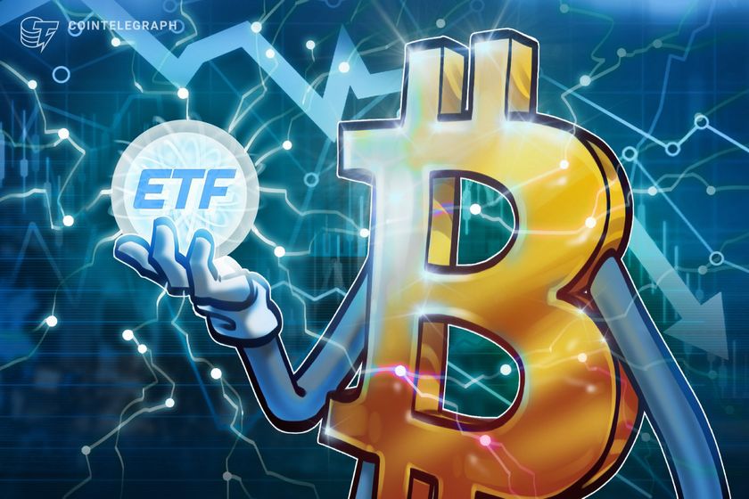 Bitcoin ETFs snap 5-day inflow streak as BTC dips under K