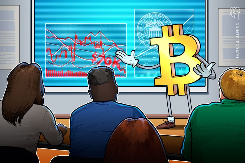 Bitcoin price may dip toward K as Fed estimates hotter inflation print