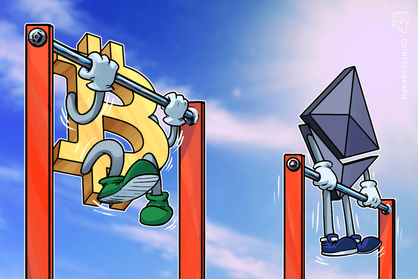 Flippening? Record B Ethereum futures volume briefly outpaces Bitcoin’s