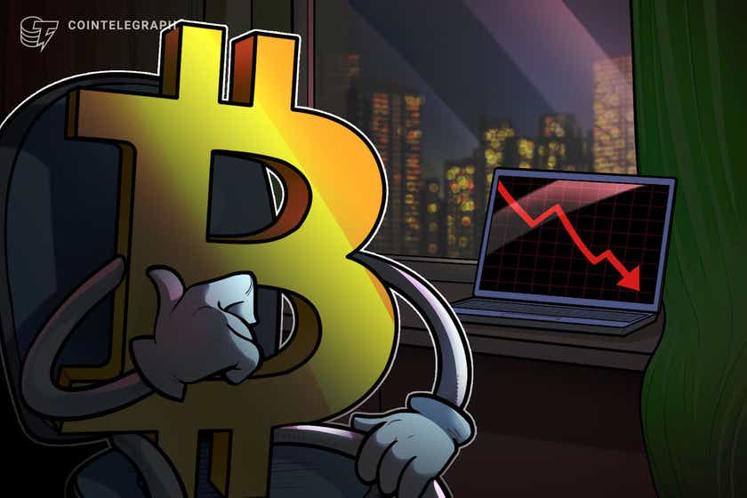 Bitcoin price slips below K as stocks, crypto prepare for this week’s FOMC meeting