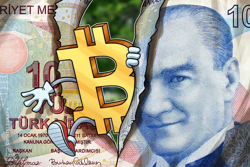 Bitcoin wobbles below K as 1 BTC passes 800K Turkish lira for the first time