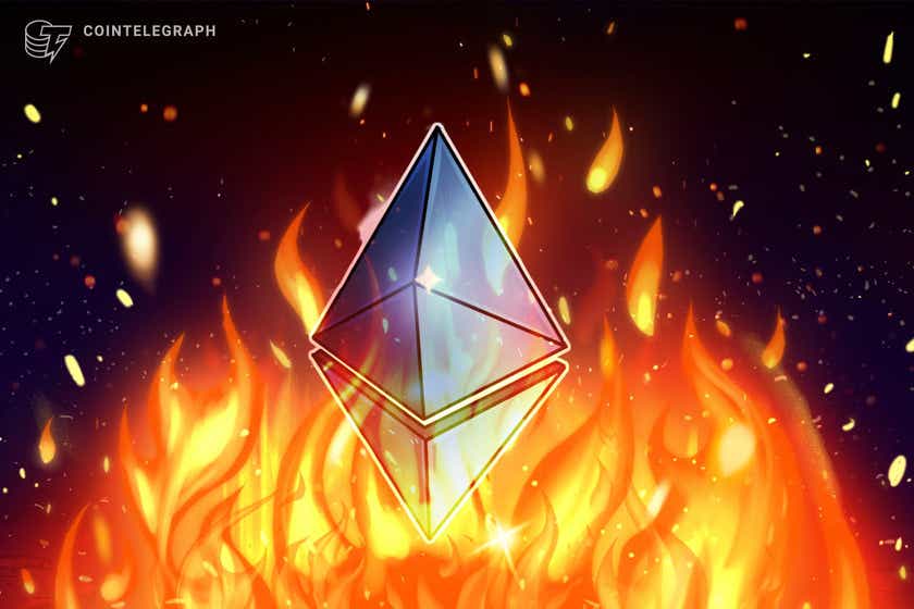 B worth of ETH burned in the past 30 days due to record high OpenSea NFT transactions