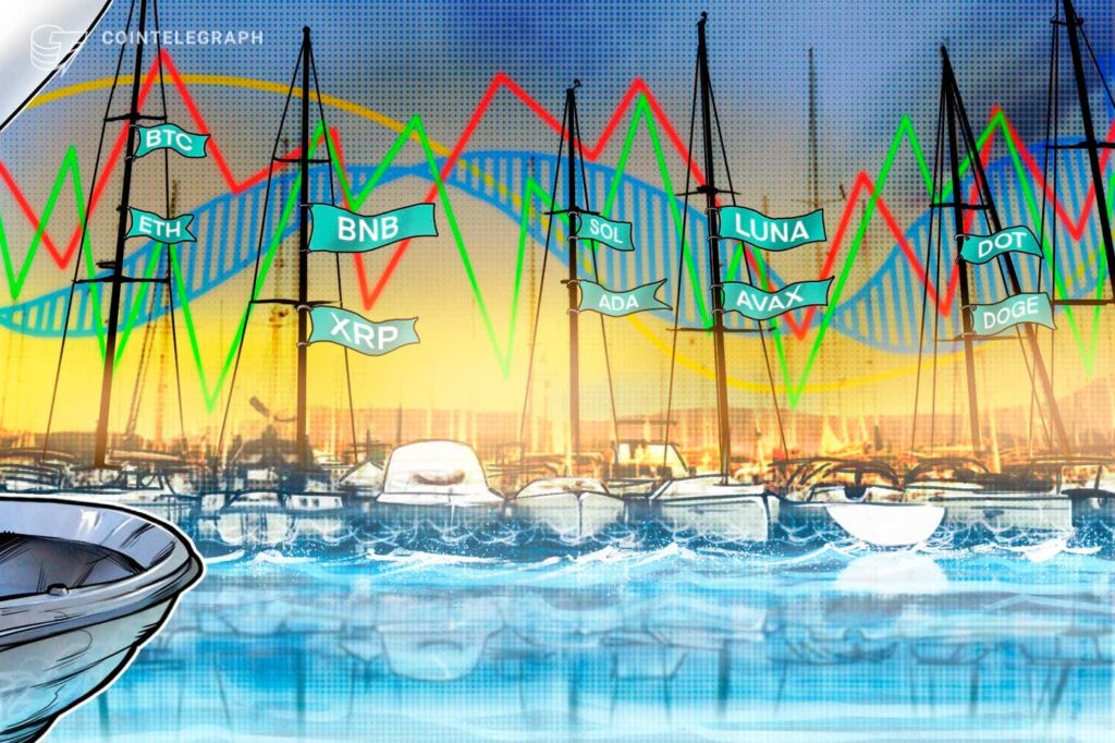 Price analysis 3/4: BTC, ETH, BNB, XRP, LUNA, SOL, ADA, AVAX, DOT, DOGE
