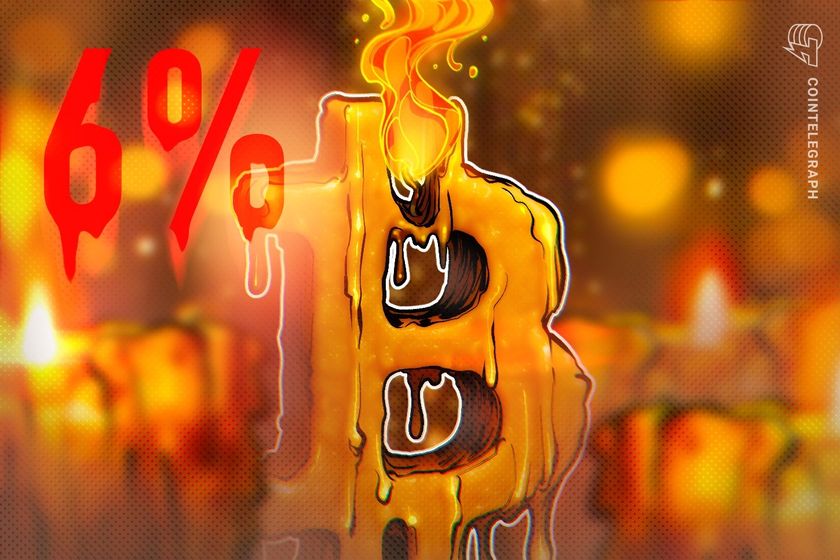 BTC price dips under K as Bitcoin faces ‘pivotal’ week for 2025 candle