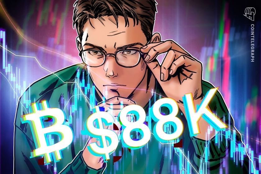 Bitcoin price dips below 88K as analysis blames FOMC nerves