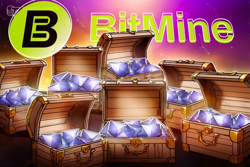 Ethereum treasury company BitMine crosses 1 million staked ETH milestone