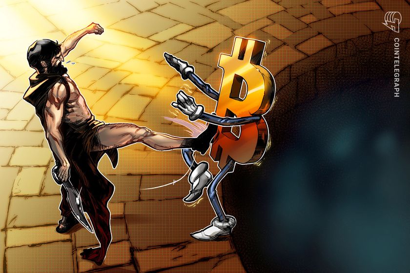 Bitcoin nears lowest in three weeks as BTC price targets drop to K
