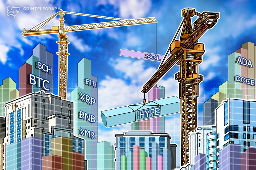 Price predictions 2/13: BTC, ETH, BNB, XRP, SOL, DOGE, BCH, HYPE, ADA, XMR