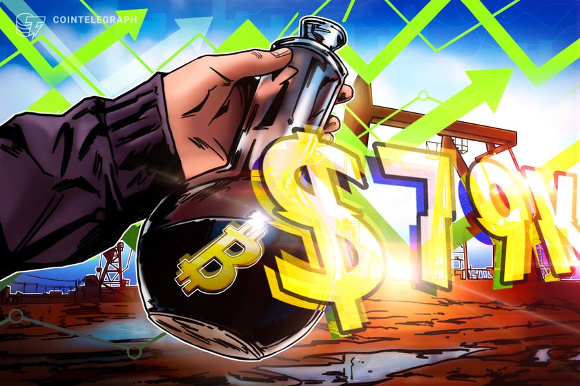 Will Bitcoin follow oil’s historic surge and rally to K before the end of March?