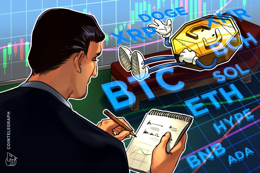 Price predictions 3/13: BTC, ETH, BNB, XRP, SOL, DOGE, HYPE, ADA, BCH, XMR