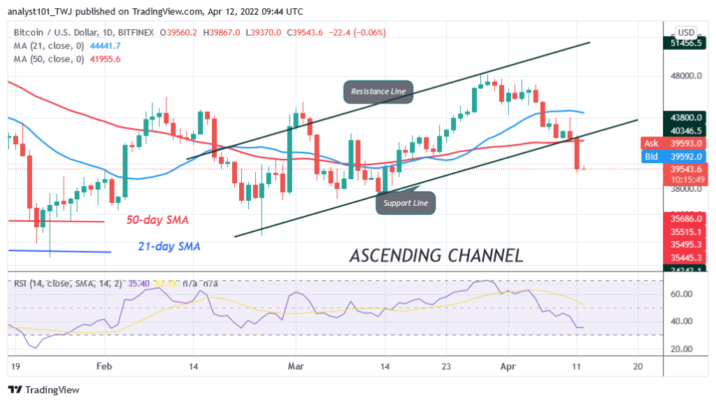 Bitcoin (BTC) Price Prediction: BTC/USD Slumps Below K as Bitcoin Risks Further Decline to K