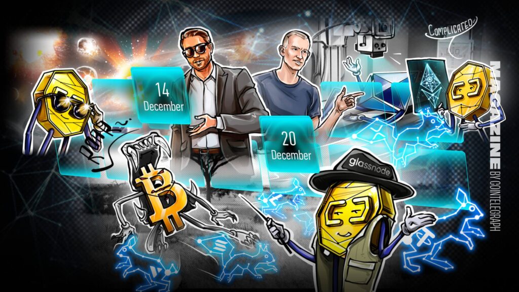 Bitcoin may dip to K in 2026, Clarity Act speculation grows: Hodler’s Digest, Dec. 14 – 20