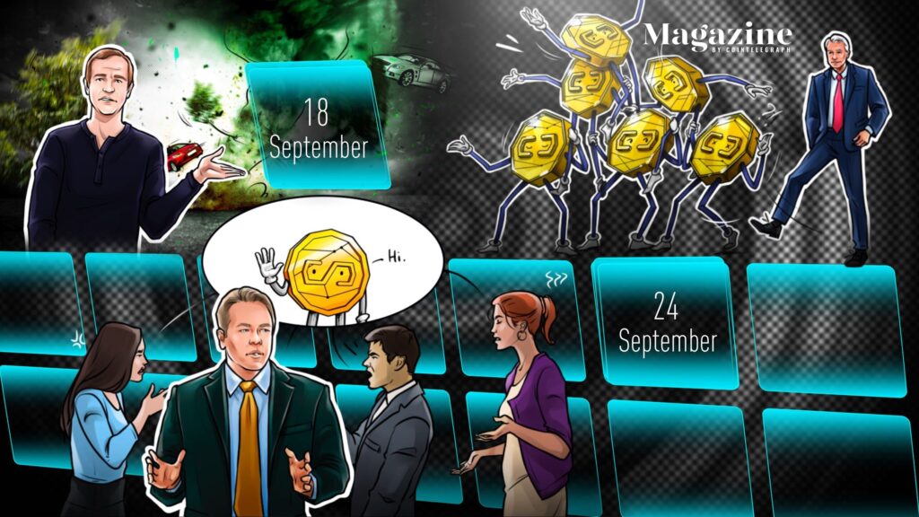 Wintermute suffers 0M attack, Kraken CEO departs and US bill aims to ban algo stablecoins: Hodler’s Digest, Sept. 18-24