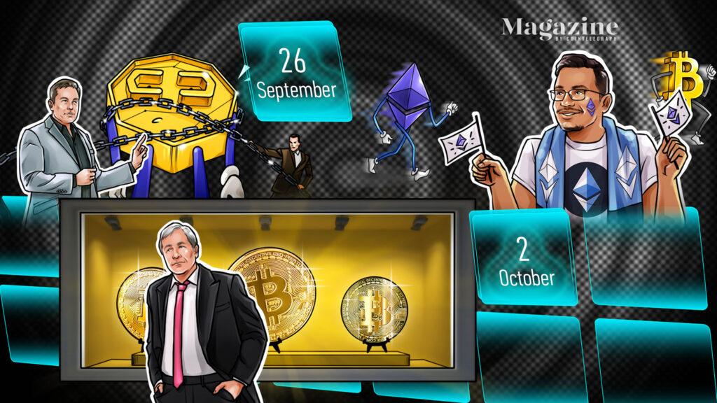Morgan Stanley acquires more GBTC, Alibaba to halt crypto mining gear sales, and a possible scenario for  million BTC: Hodler’s Digest, Sept. 26-Oct. 2