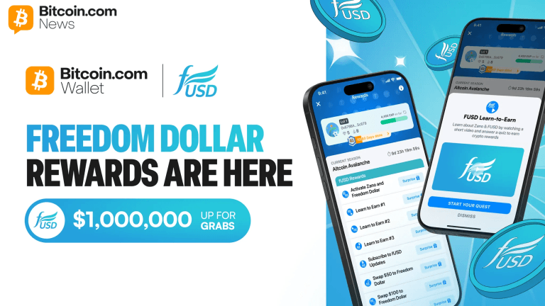 Bitcoin.com Launches M Freedom Dollar (fUSD) Rewards Campaign to Accelerate Adoption of Private, Censorship-Resistant Payments