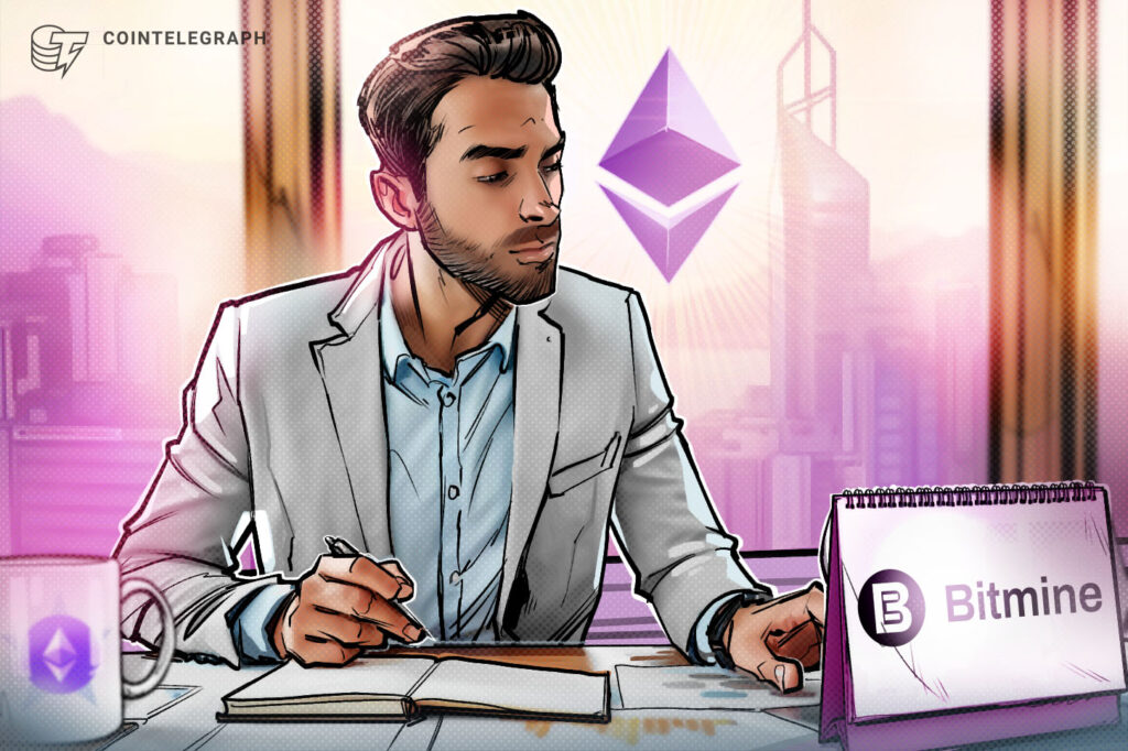 Bitmine nears 5% of Ethereum supply despite .4B in unrealized losses