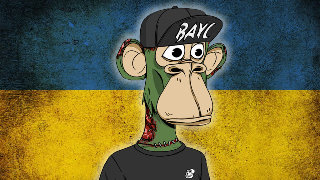 Bored Ape Yacht Club Donates  Million in Ethereum to Ukraine Following Community Efforts