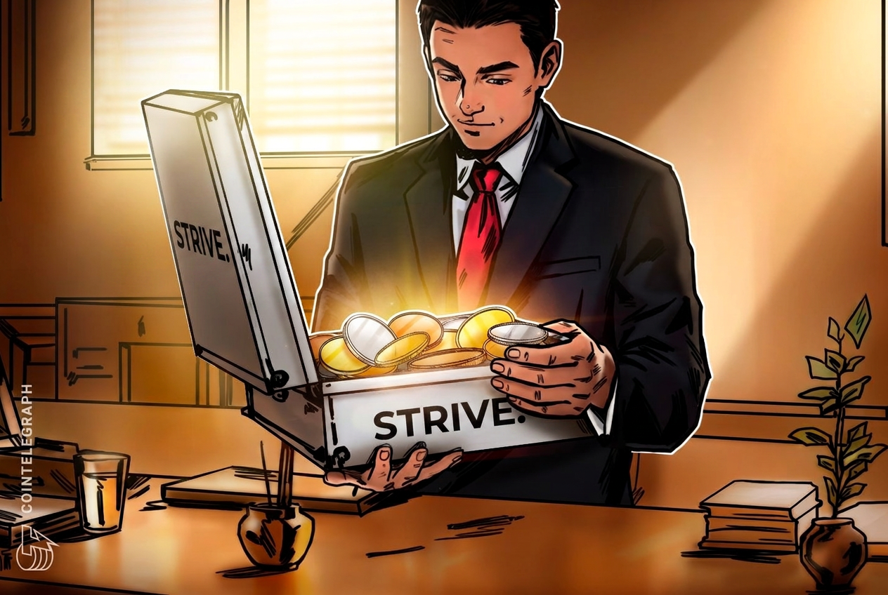 Strive buys 1,110 Bitcoin for .5M, holdings top 21K BTC; ASST shares surge 11%