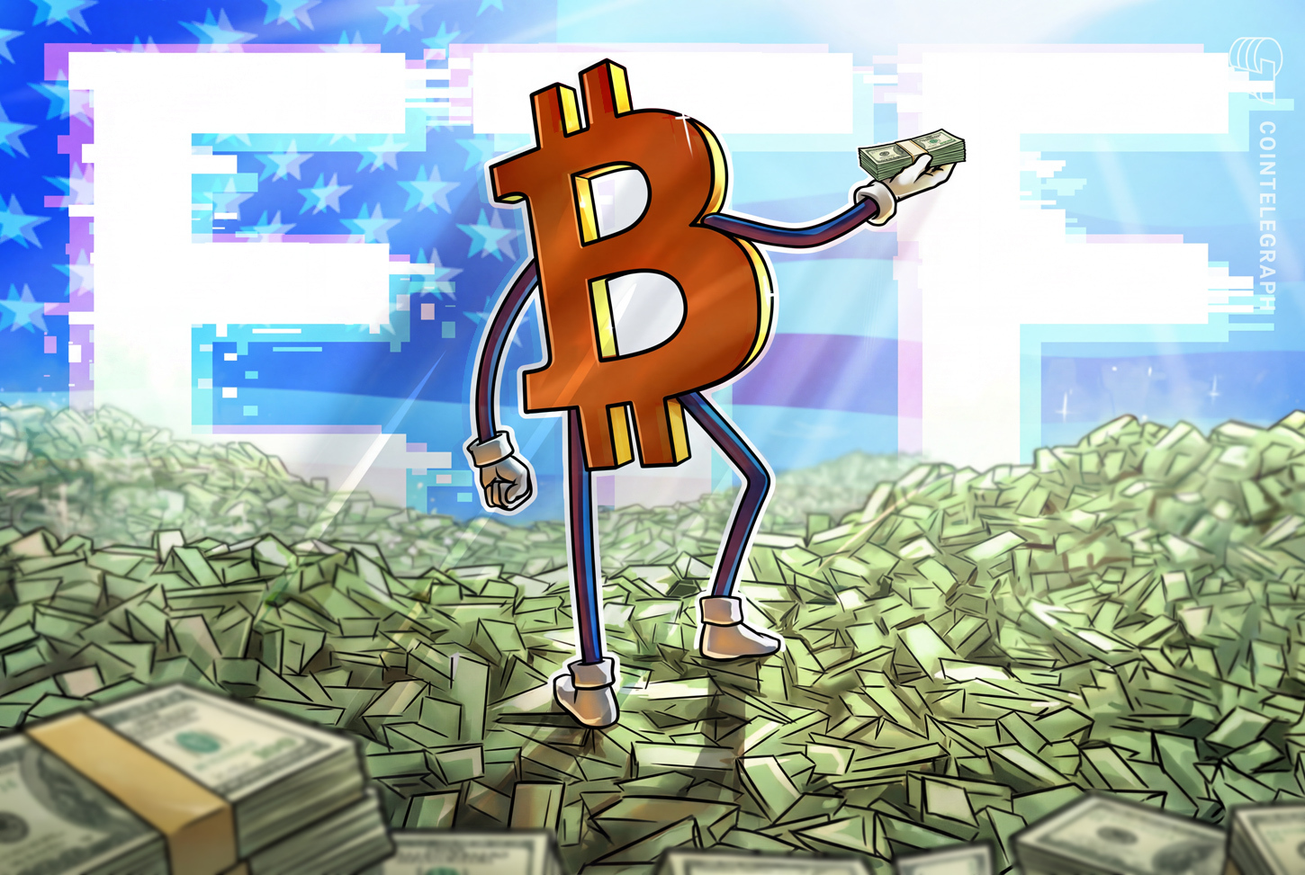 US spot Bitcoin ETFs top 0M in daily inflows for first time since May