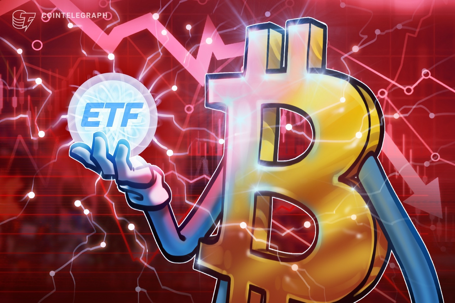 Bitcoin ETFs end 9-day inflow streak as BTC dips below K