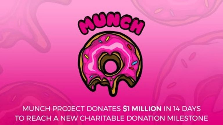 MUNCH Project Reaches  Million Milestone in Charitable Donations