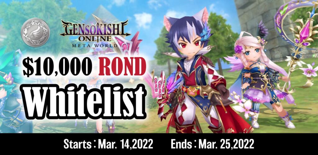 Gensokishi Online Hosts Campaign to Win in-Game Token ROND Whitelist for a Total of ,000