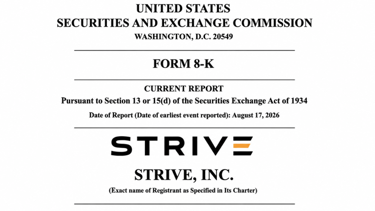 Strive Buys 79 Bitcoin, Expands Its .27B Corporate BTC War Chest