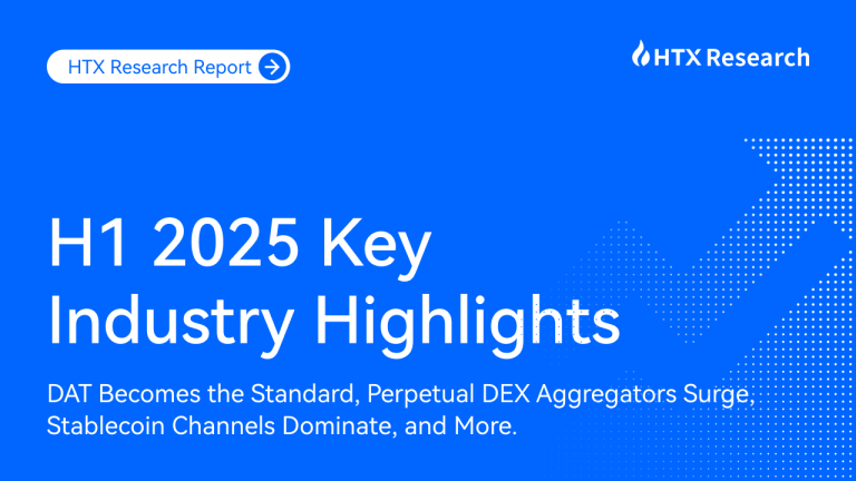 HTX Research: Crypto Industry Flourishes in H1 2025, With TRON and HTX Driving Dual Momentum